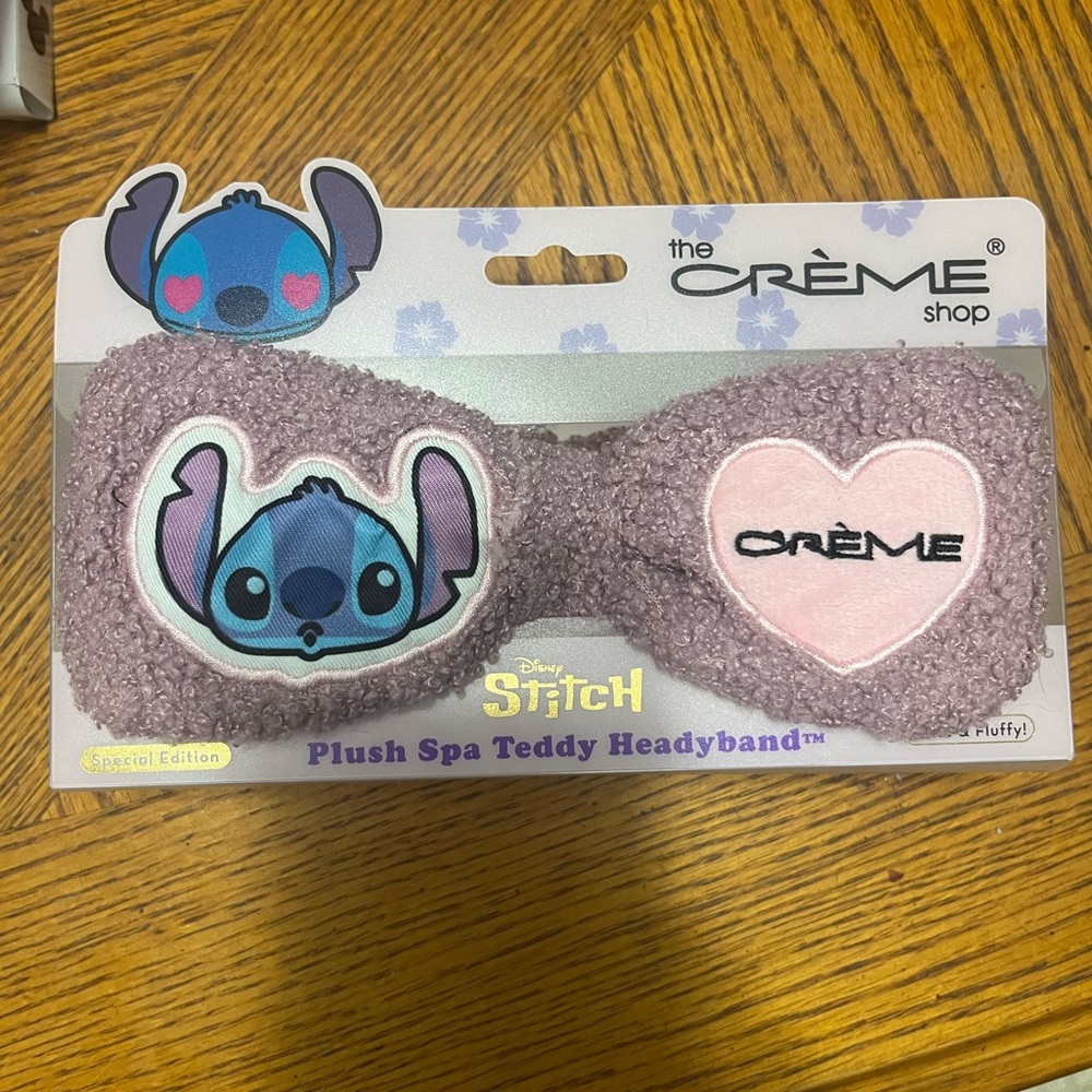 *5/$30* Disney Stitch Plush Spa Headband